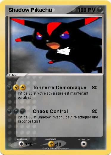 Pokemon Shadow Pikachu