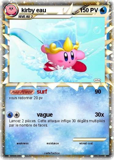 Pokemon kirby eau