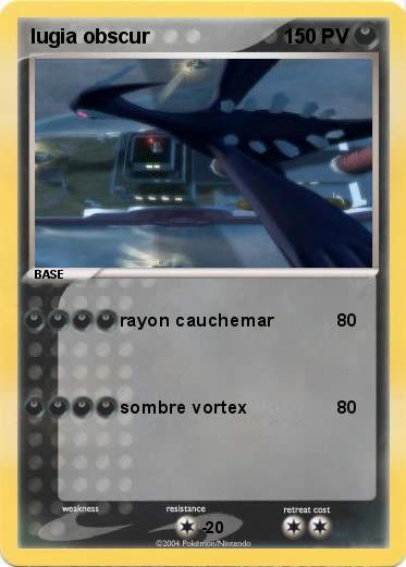 Pokemon lugia obscur