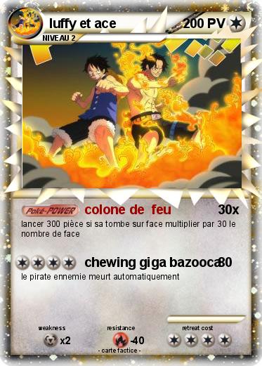 Pokemon luffy et ace