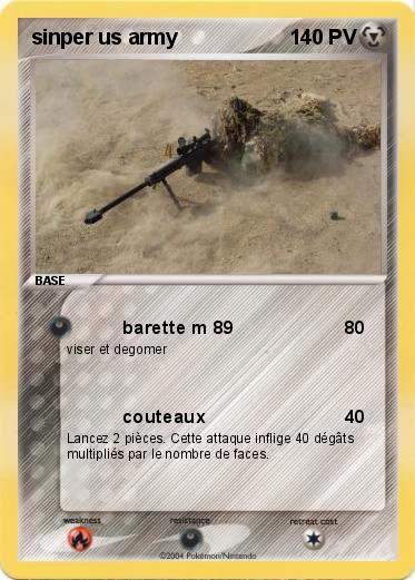 Pokemon sinper us army