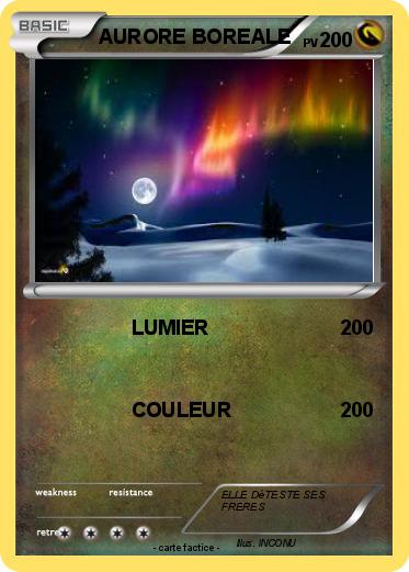 Pokemon AURORE BOREALE