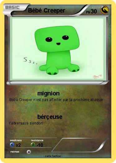 Pokemon Bébé Creeper