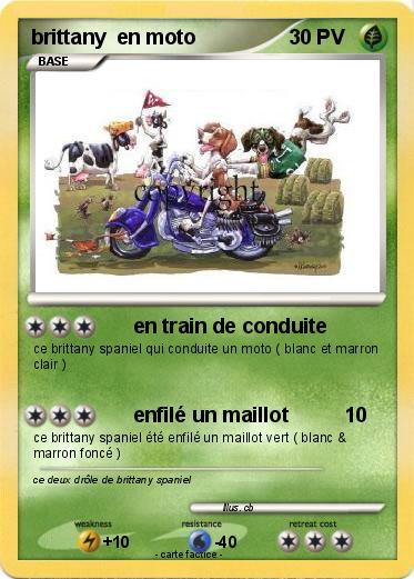 Pokemon brittany  en moto