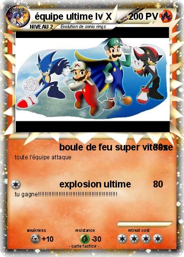 Pokemon équipe ultime lv X