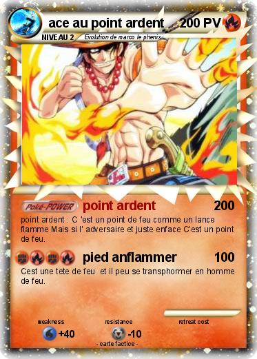 Pokemon ace au point ardent
