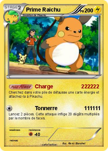 Pokemon Prime Raichu