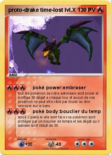 Pokemon proto-drake time-lost lvl.X