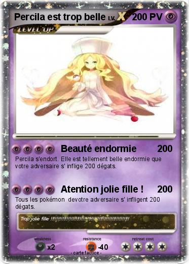 Pokemon Percila est trop belle