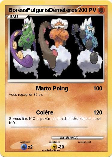 Pokemon BoréasFulgurisDémétéros