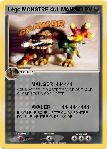 Pokemon Légo MONSTRE QUI MANGE 