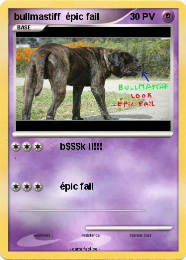Pokemon bullmastiff  épic fail