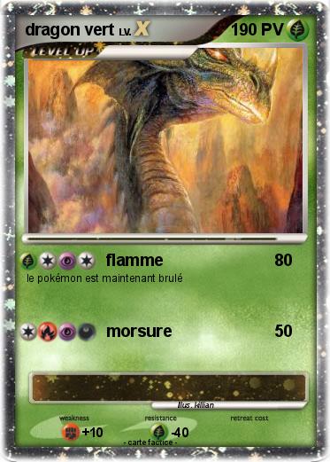 Pokemon dragon vert