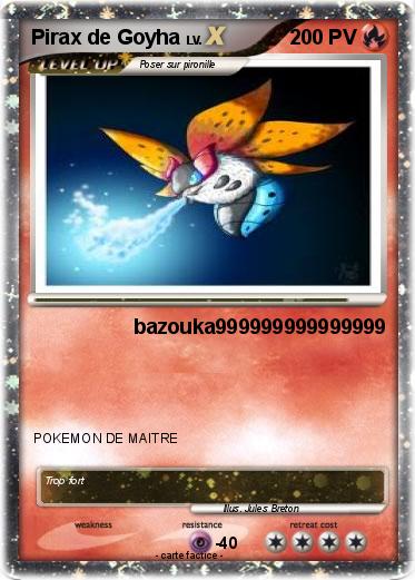 Pokemon Pirax de Goyha