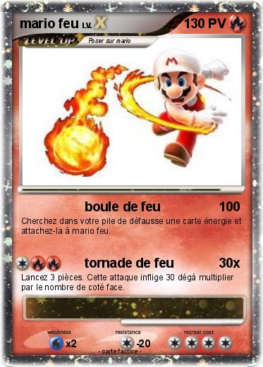 Pokemon mario feu