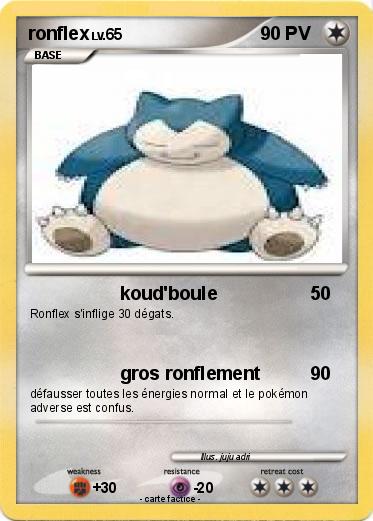 Pokemon ronflex
