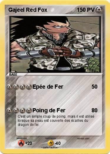 Pokemon Gajeel Red Fox