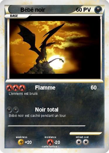 Pokemon Bébé noir
