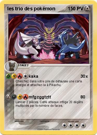 Pokemon les trio des pokémon