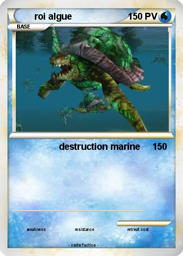 Pokemon roi algue
