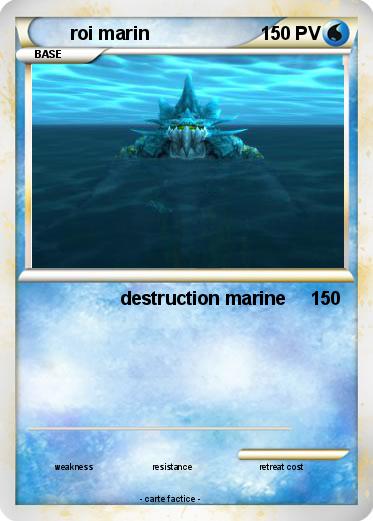 Pokemon roi marin