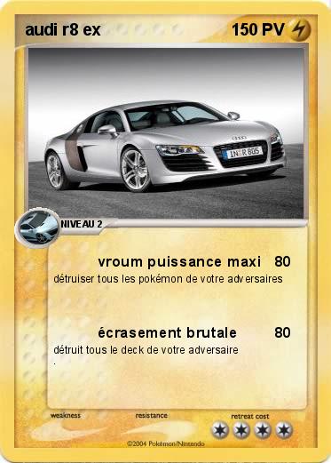 Pokemon audi r8 ex
