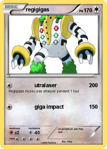 Pokemon regigigas