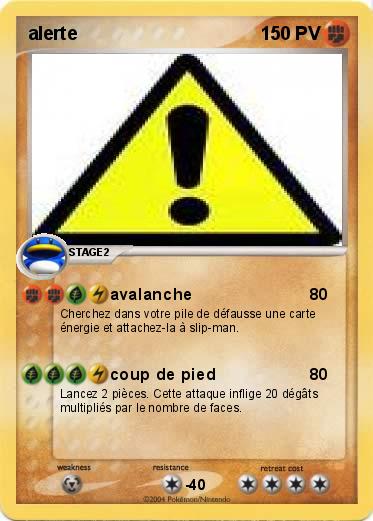 Pokemon alerte