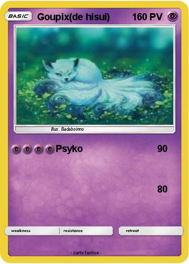 Pokemon Goupix(de hisui)