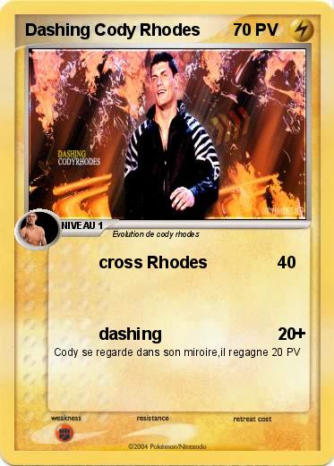 Pokemon Dashing Cody Rhodes