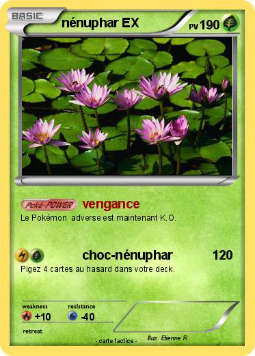 Pokemon nénuphar EX