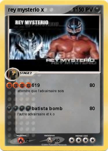 Pokemon rey mysterio x                   1