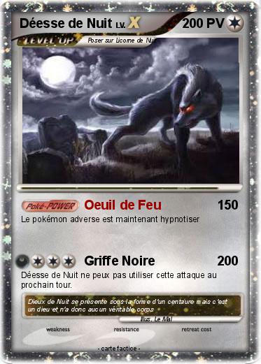 Pokemon Déesse de Nuit