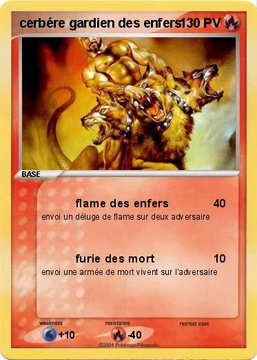 Pokemon cerbére gardien des enfers