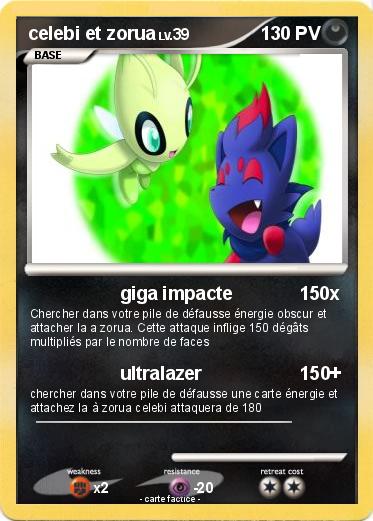 Pokemon celebi et zorua