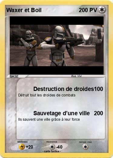 Pokemon Waxer et Boil