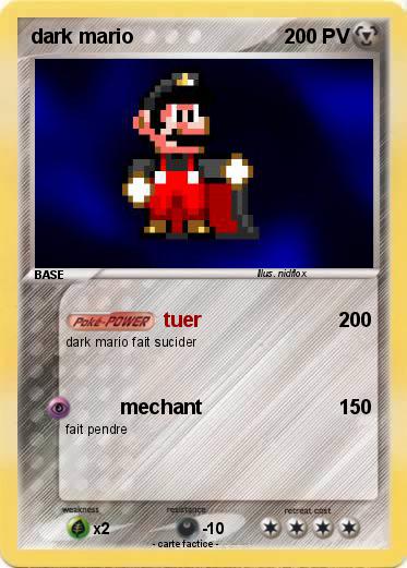 Pokemon dark mario