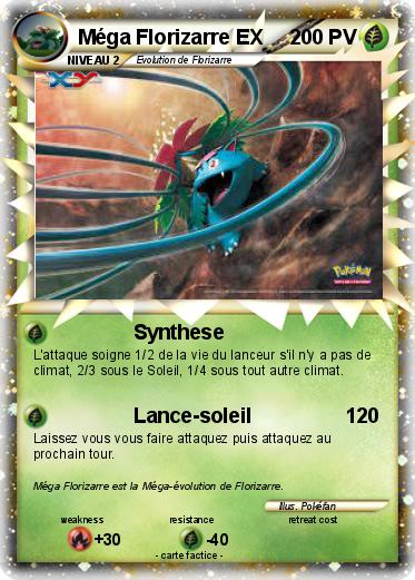 Pokemon Méga Florizarre EX
