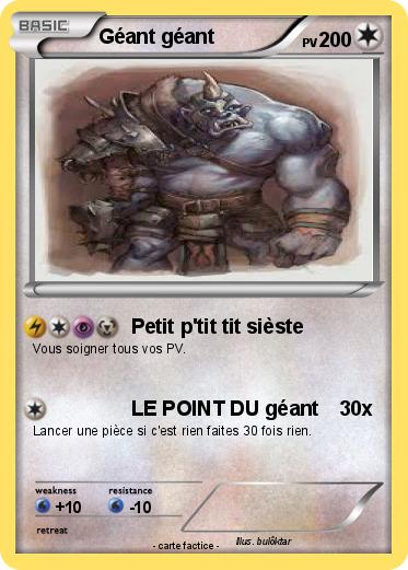 Pokemon Géant géant