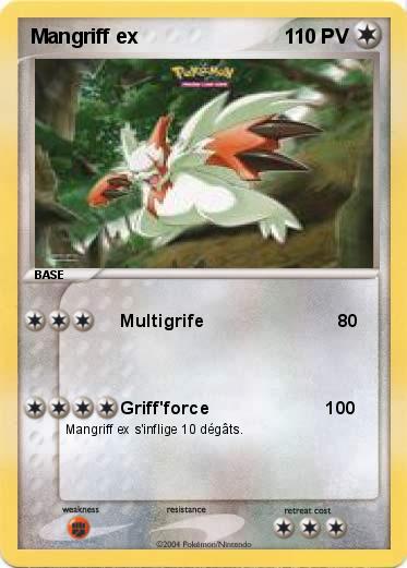 Pokemon Mangriff ex