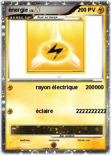 Pokemon énergie