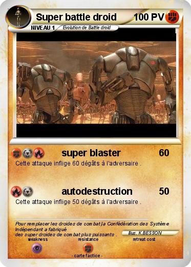 Pokemon Super battle droid