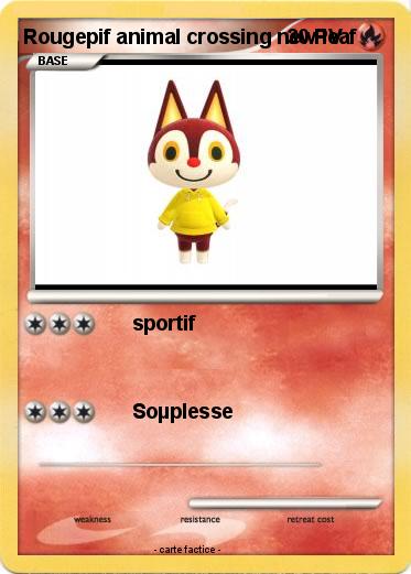 Pokemon Rougepif animal crossing new leaf