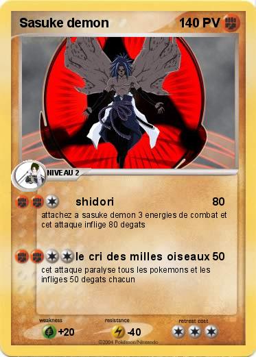 Pokemon Sasuke demon