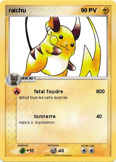 Pokemon raichu