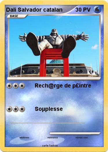 Pokemon Dali Salvador catalan