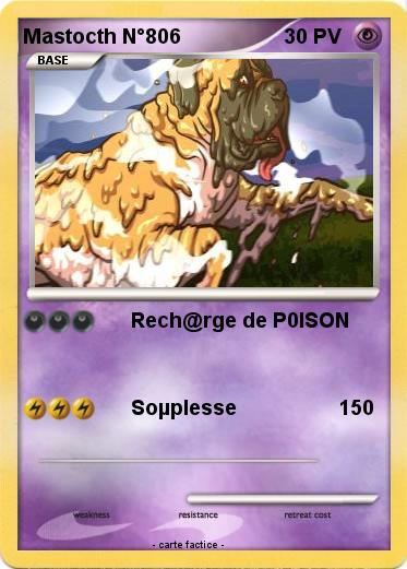 Pokemon Mastocth N°806