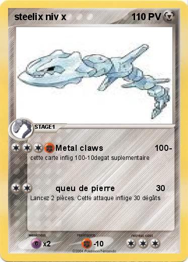 Pokemon steelix niv x