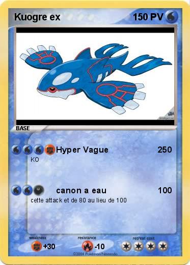 Pokemon Kuogre ex 