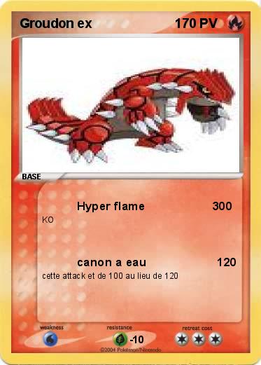 Pokemon Groudon ex                       1